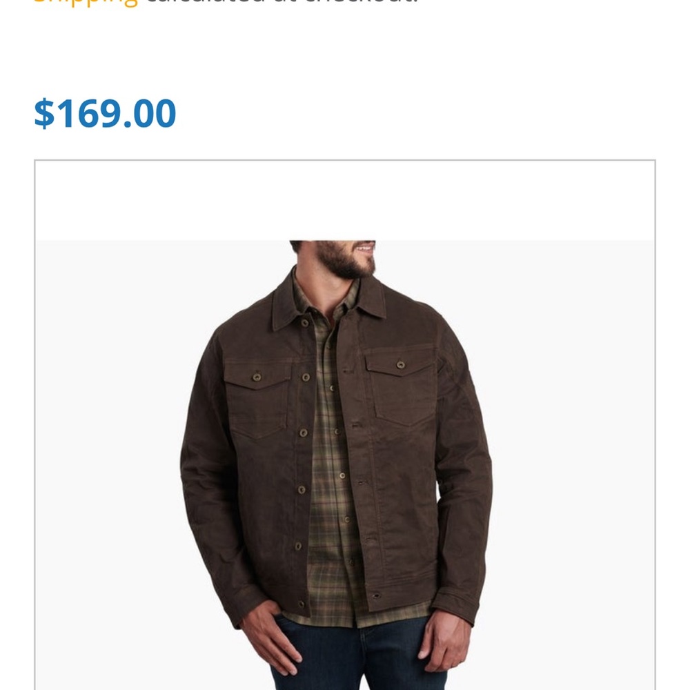 COPY - Kuhl men’s Outlaw waxed jacket sz XL